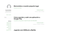 Desktop Screenshot of haciendo.minube.com
